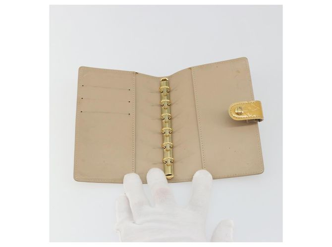 LOUIS VUITTON Agenda PM con funda Monogram Vernis Beige R21001 LV Auth 186685 - vista 8