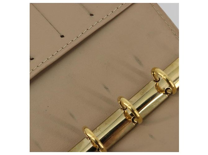 LOUIS VUITTON Agenda PM con funda Monogram Vernis Beige R21001 LV Auth 186685 - vista 9