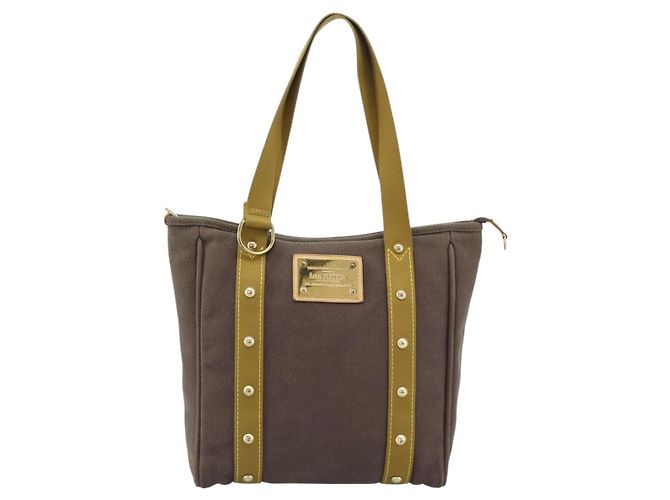 LOUIS VUITTON Antigua Cabas MM Tote Bag Braun M40086 LV Auth ka5089 - Ansicht 13