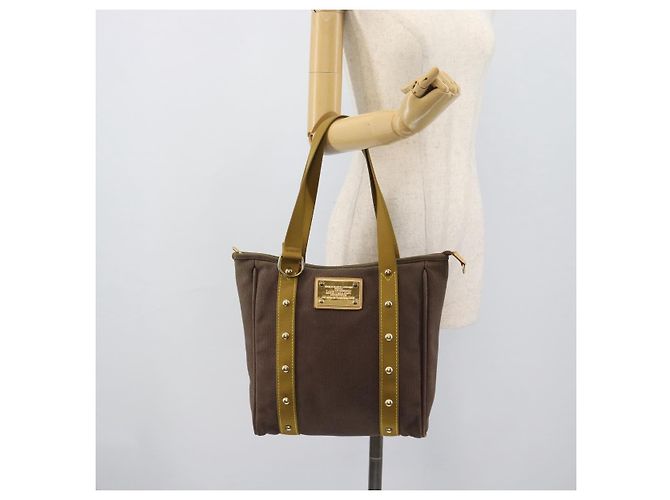 LOUIS VUITTON Antigua Cabas MM Tote Bag Braun M40086 LV Auth ka5089 - Ansicht 22