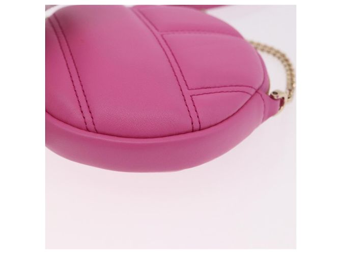 Bulgari Borsa a Spalla BVLGARI in Pelle Pink Gold Auth ka5109M Rosa D'oro - vista 14