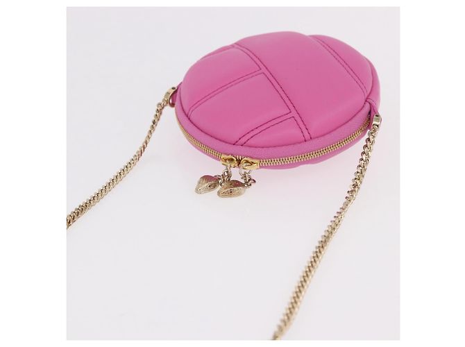 Bulgari Borsa a Spalla BVLGARI in Pelle Pink Gold Auth ka5109M Rosa D'oro - vista 6