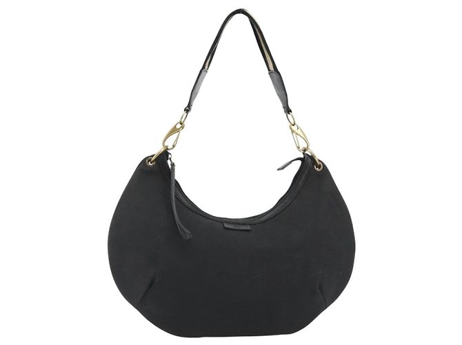 Borsa a tracolla GUCCI Sherry Line tela Nero Oro 106663 Auth BA13768 D'oro - vista 13