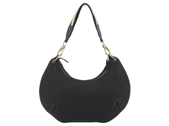 Borsa a tracolla GUCCI Sherry Line tela Nero Oro 106663 Auth BA13768 D'oro - vista 2