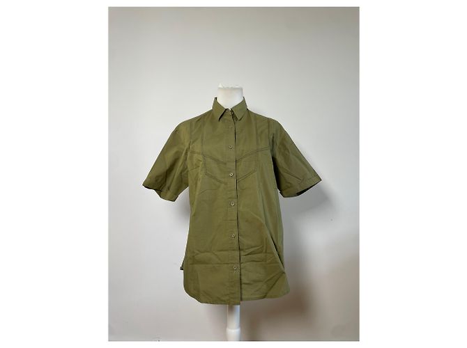 Camicia in cotone vintage Dior da uomo Verde oliva M Cachi - vista 12