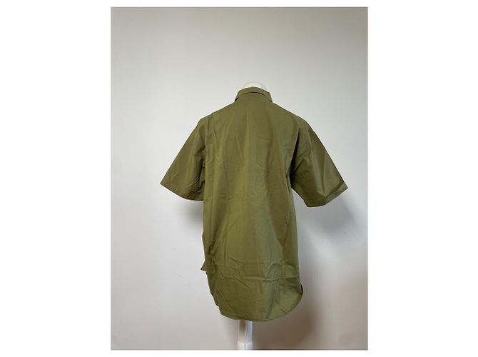 Camicia in cotone vintage Dior da uomo Verde oliva M Cachi - vista 13