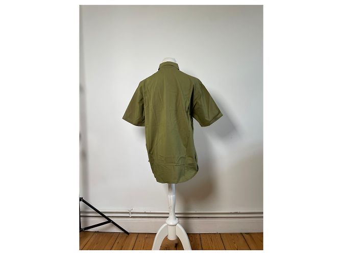 Camicia in cotone vintage Dior da uomo Verde oliva M Cachi - vista 3