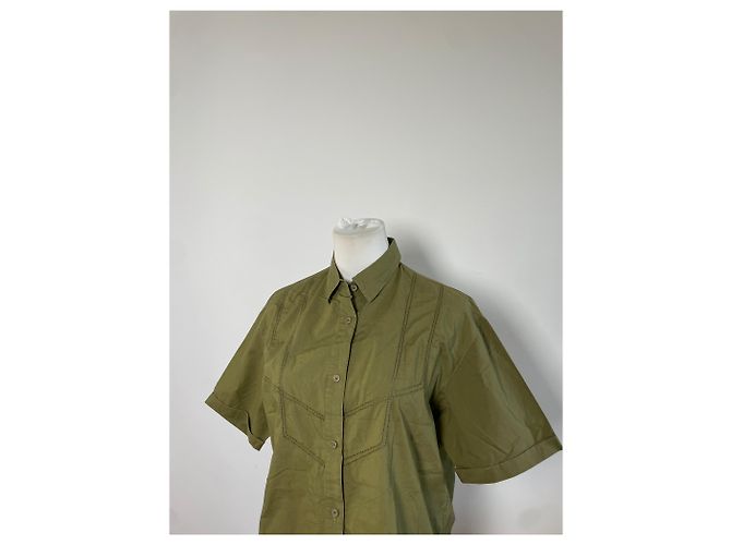 Camicia in cotone vintage Dior da uomo Verde oliva M Cachi - vista 6