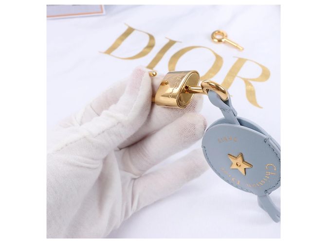 Borsa 2Way Dior Macrocanage Groove 20 in pelle blu - vista 11