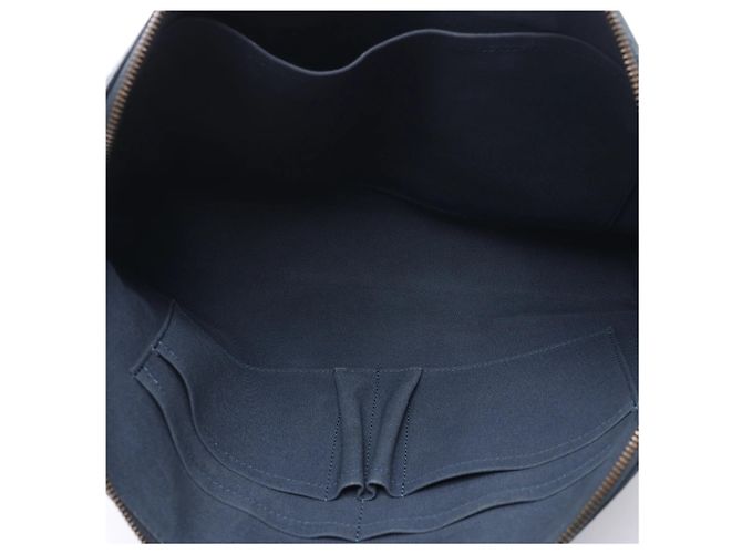 Borsa Louis Vuitton Porte-Documents Jour Damier Infini Blu Navy N41327 - vista 12