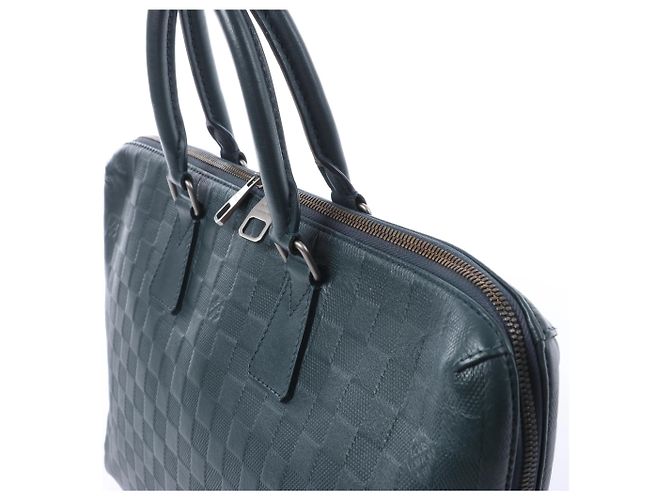 Borsa Louis Vuitton Porte-Documents Jour Damier Infini Blu Navy N41327 - vista 3
