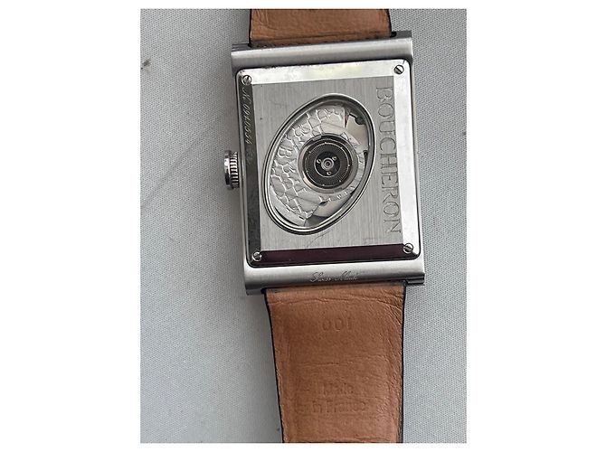 Orologio Boucheron Reflet Automatico GM Nero Silver hardware - vista 35