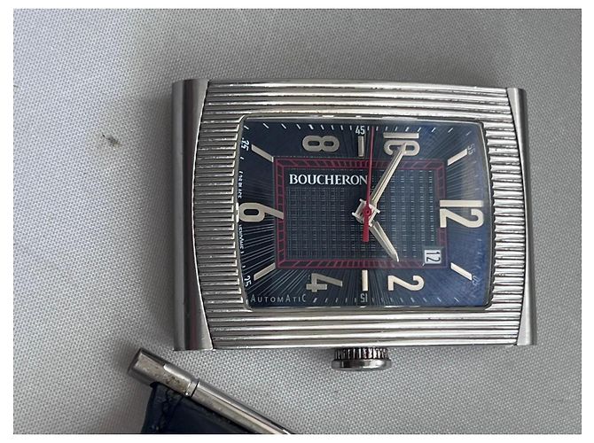 Orologio Boucheron Reflet Automatico GM Nero Silver hardware - vista 5