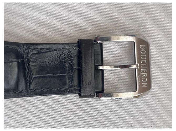 Orologio Boucheron Reflet Automatico GM Nero Silver hardware - vista 9