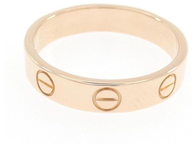 Anello Cartier Mini Love in oro rosa D'oro - vista 2