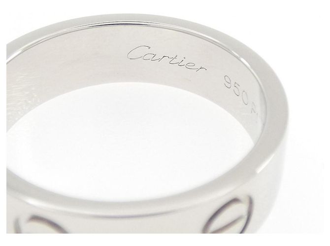 Cartier Love Ring aus Platin - Ansicht 3