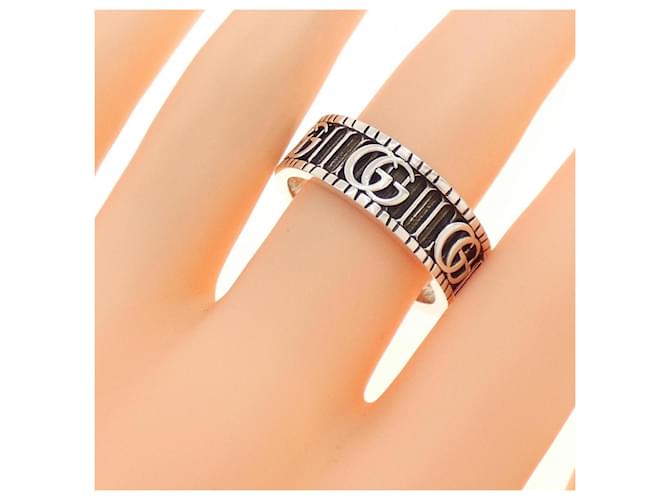 Gucci Double G Ring Schwarz Silber - Ansicht 4