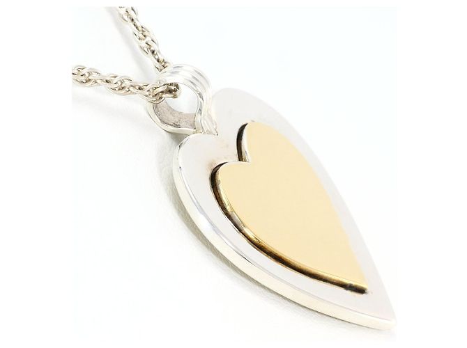 Collana Heart Tiffany & Co. in argento e oro giallo - vista 2