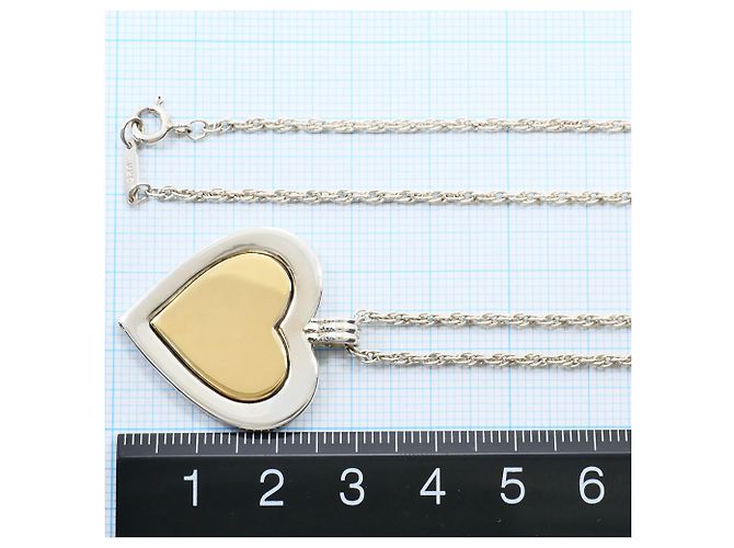 Collana Heart Tiffany & Co. in argento e oro giallo - vista 5