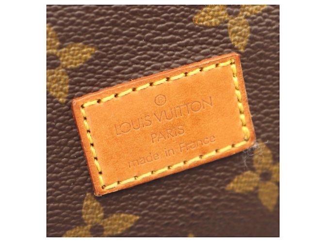 Borsa a Spalla Louis Vuitton Saumur 30 Monogram Marrone Monogramma - vista 5