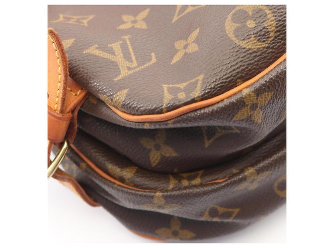 Borsa a Spalla Louis Vuitton Saumur 30 Monogram Marrone Monogramma - vista 7