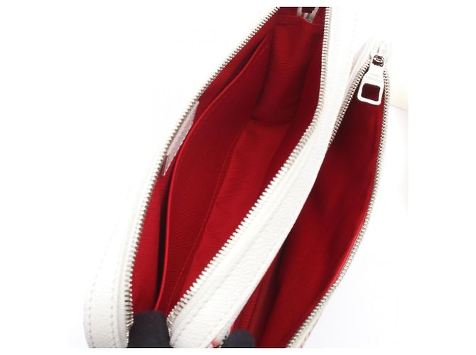 Borsa a tracolla Louis Vuitton Trio Messenger Damier Giant Spray Bianco Multicolore - vista 3