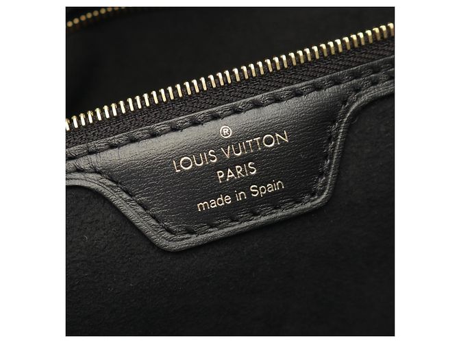Borsa Tote Louis Vuitton Neverfull MM Monogram Jacquard Marrone Nero Crudo - vista 4