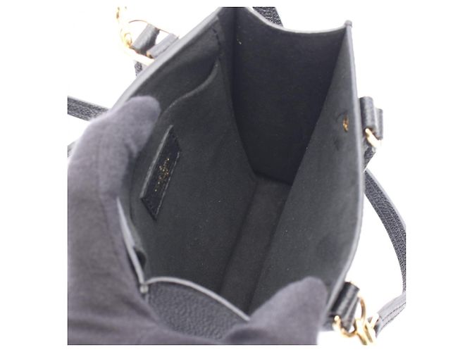 Borsa a mano 2-Way Louis Vuitton Petite Sac Plat Nero - vista 3
