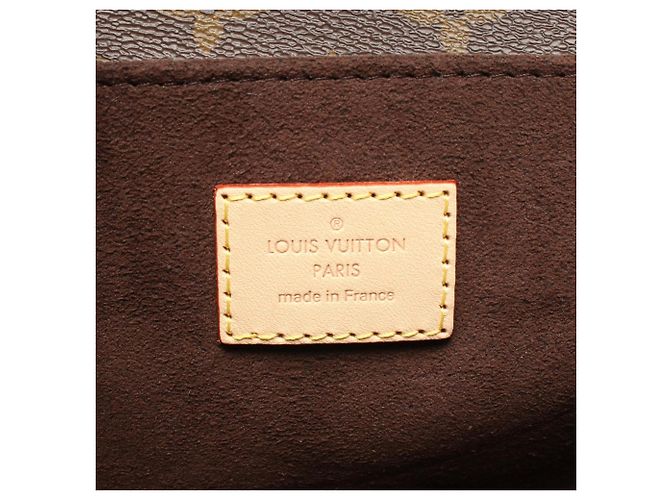 Borsa Louis Vuitton Pochette Metis MM Marrone Monogramma - vista 4