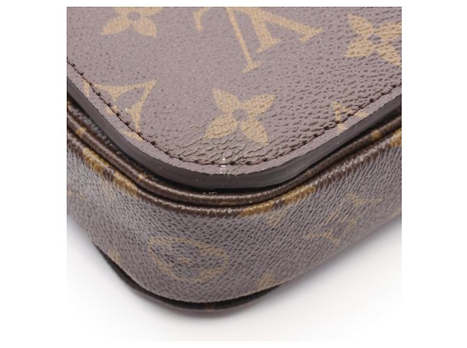 Borsa Louis Vuitton Pochette Metis MM Marrone Monogramma - vista 6