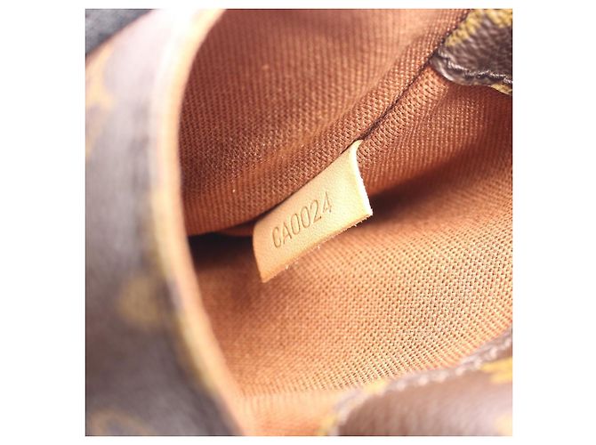 Pochette Gange Monogram Louis Vuitton Vita Marrone Monogramma - vista 5