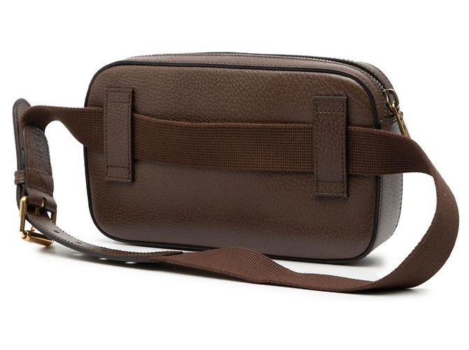 Marsupio Gucci 100th Anniversary in pelle marrone - vista 2