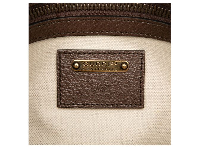 Marsupio Gucci 100th Anniversary in pelle marrone - vista 5