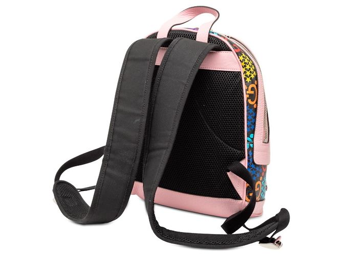 Mochila Gucci GG Psychedelic Rosa Multicor - vista 2