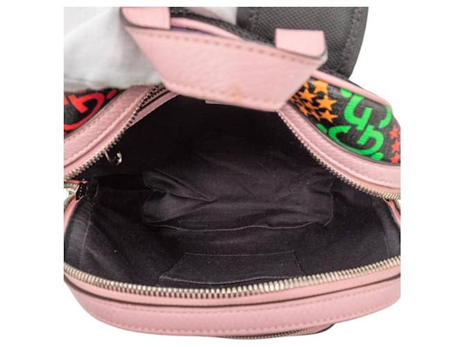 Mochila Gucci GG Psychedelic Rosa Multicor - vista 4