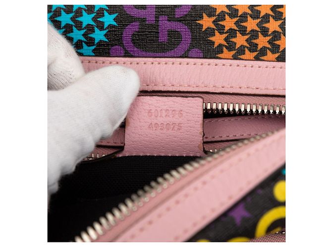Mochila Gucci GG Psychedelic Rosa Multicor - vista 7