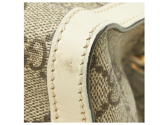 Padlock Borsa a tracolla Gucci GG Supreme con catena e lucchetto Beige Crudo - vista 4