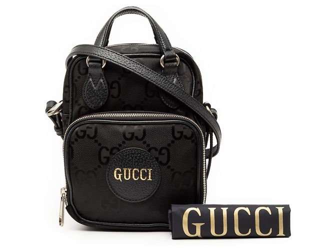 Borsa a mano e borsa a tracolla Gucci GG Nylon Off the Grid Nero - vista 7
