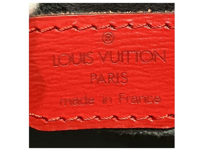 Borsa a Spalla Louis Vuitton Saint Jacques Rosso - vista 4