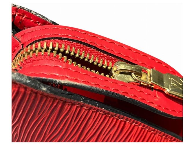 Borsa a Spalla Louis Vuitton Saint Jacques Rosso - vista 8