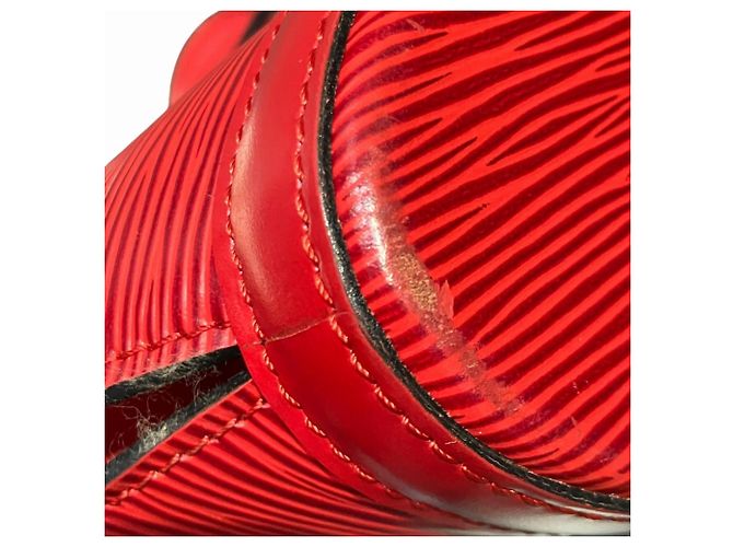 Borsa a Spalla Louis Vuitton Saint Jacques Rosso - vista 9
