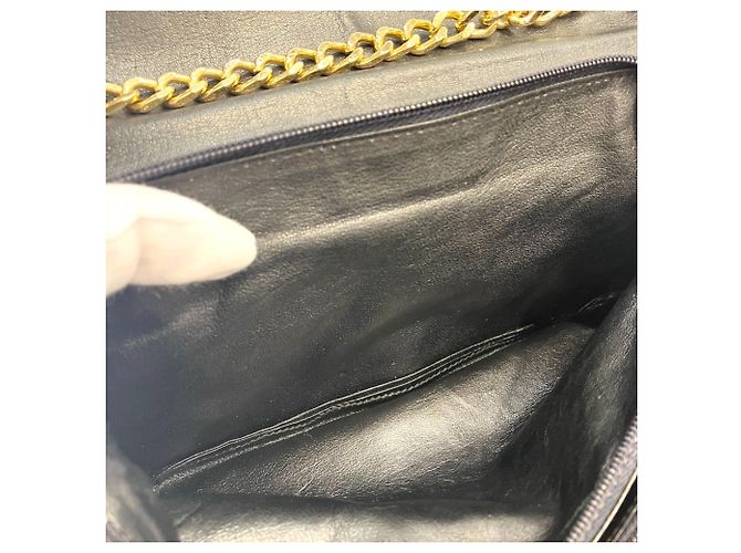 Céline Borsa a tracolla Celine Old Carriage Hardware Chain Nero - vista 5