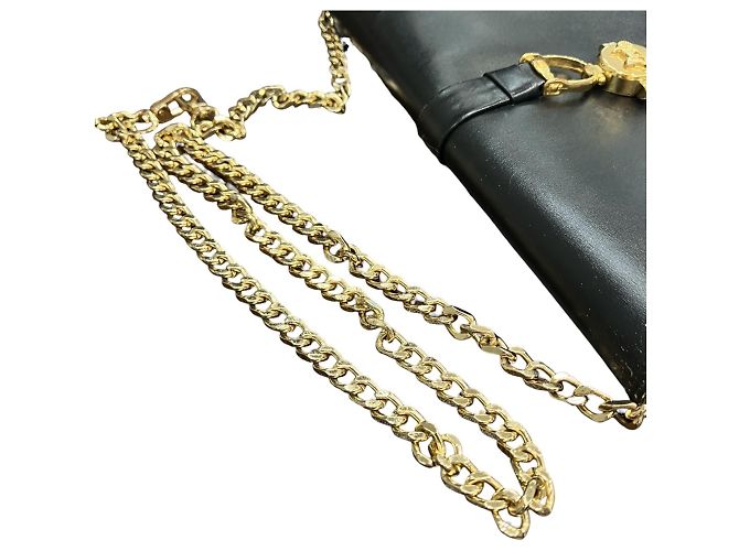 Céline Borsa a tracolla Celine Old Carriage Hardware Chain Nero - vista 7