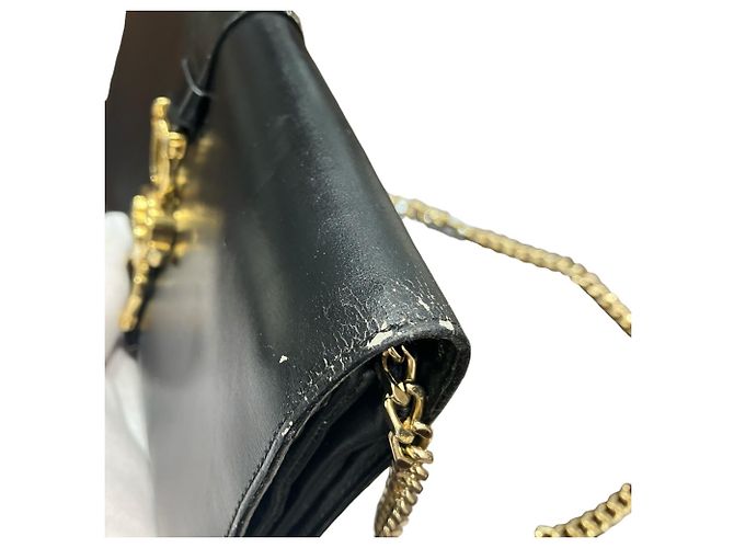 Céline Borsa a tracolla Celine Old Carriage Hardware Chain Nero - vista 8
