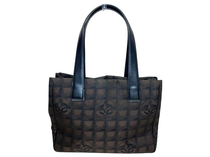 Borsa Tote Chanel PM - New Travel Line Marrone - vista 2