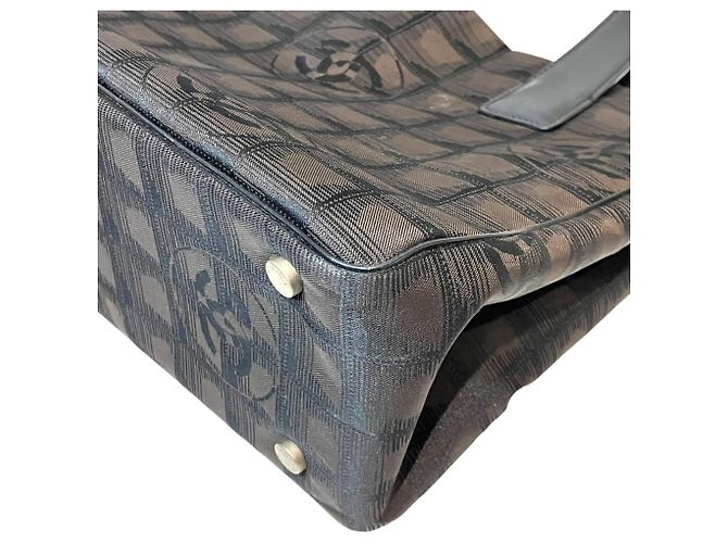 Borsa Tote Chanel PM - New Travel Line Marrone - vista 8