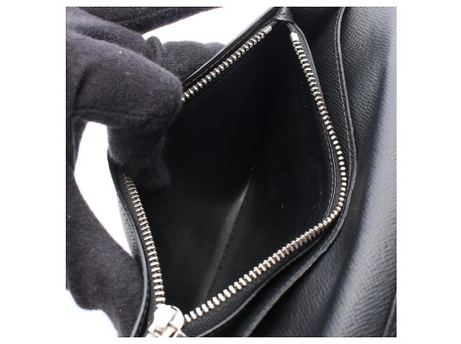 Louis Vuitton Portefeuille Brazza Damier Graphite Bi-Fold Long Wallet Black - view 4