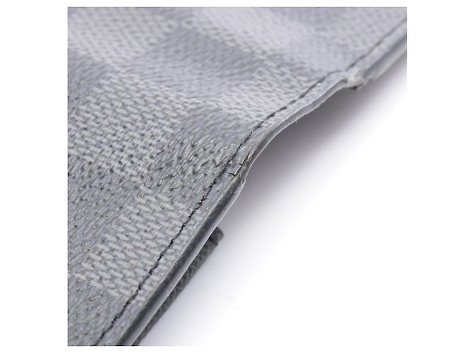 Louis Vuitton Portefeuille Brazza Damier Graphite Bi-Fold Long Wallet Black - view 7