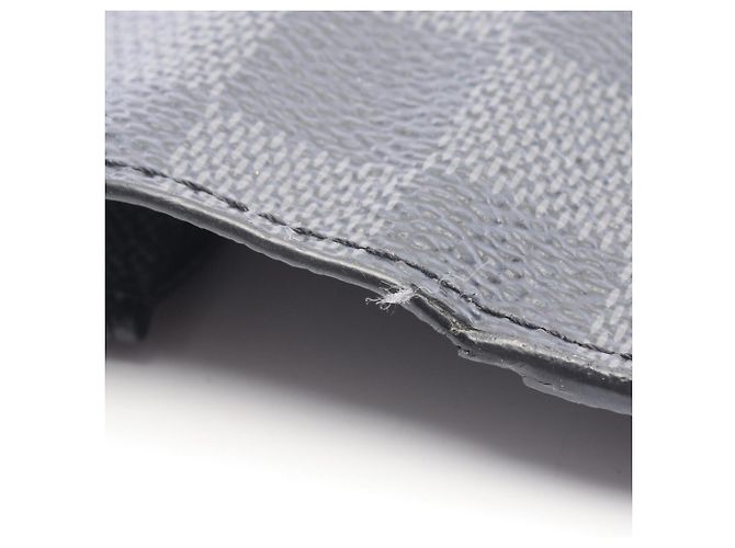 Louis Vuitton Portefeuille Brazza Damier Graphite Bi-Fold Long Wallet Black - view 8