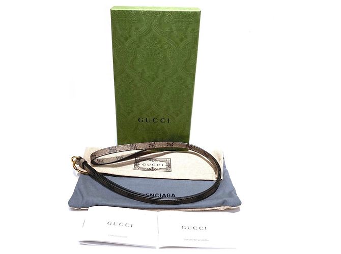 Gucci & Balenciaga The Hacker Project Münzbeutel Braun - Ansicht 5